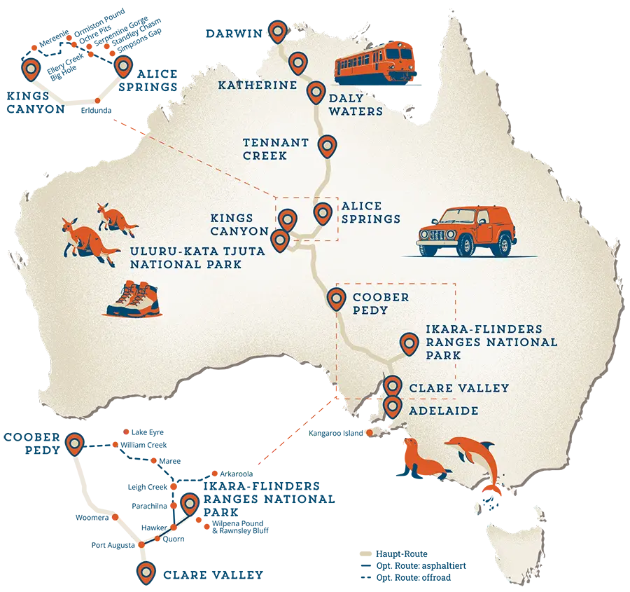 Explorers Way: Roadtrip-Route durch Australien